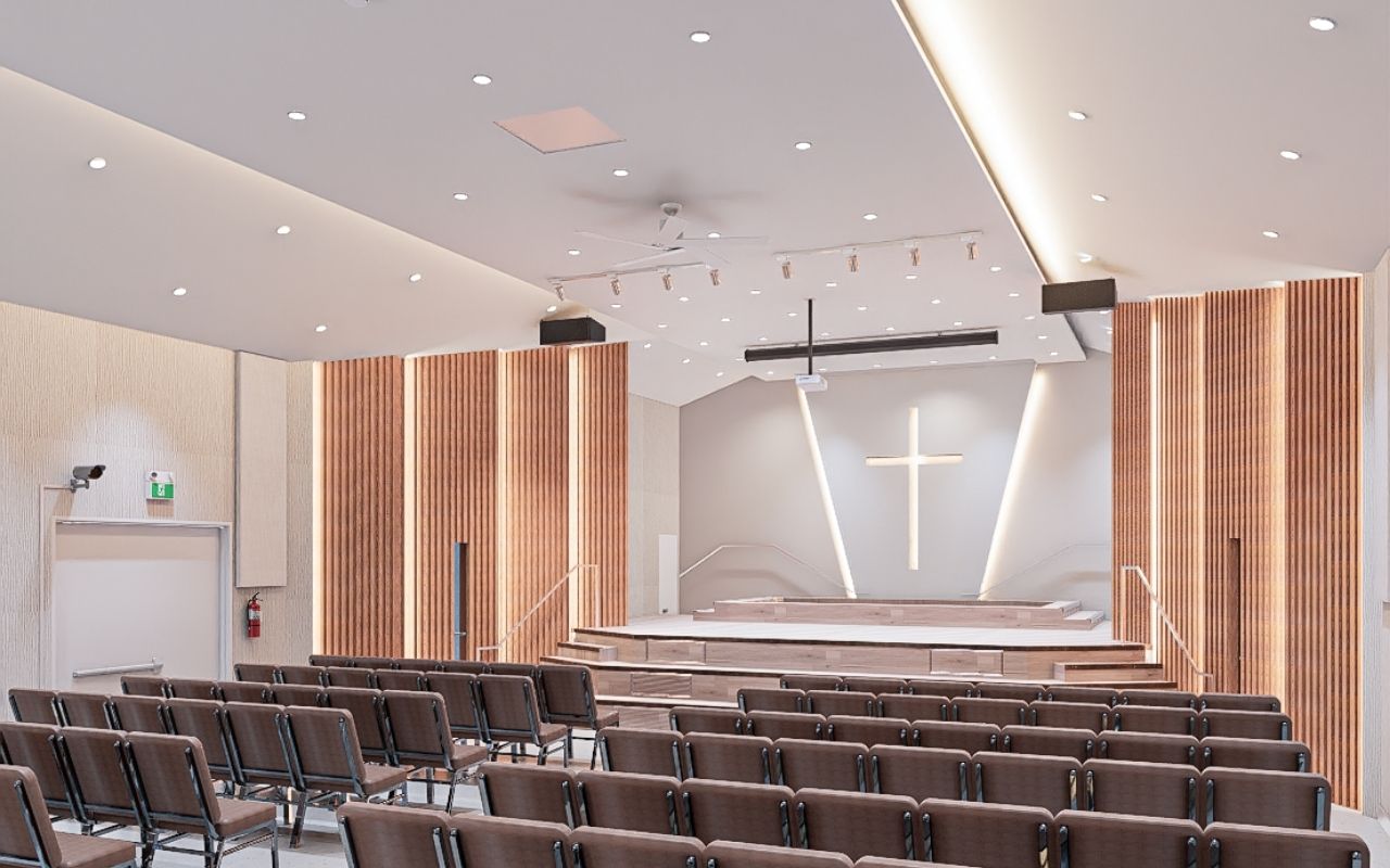 Open Church Design Church Renovation Design-Build Project | Jericho General Contractors
